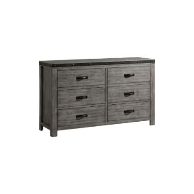 Wade Youth 6 Drawer Dresser Grey_Angle.jpg